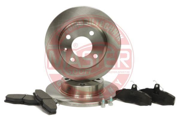 Master-sport 201301820 Brake discs with pads front non-ventilated, set 201301820