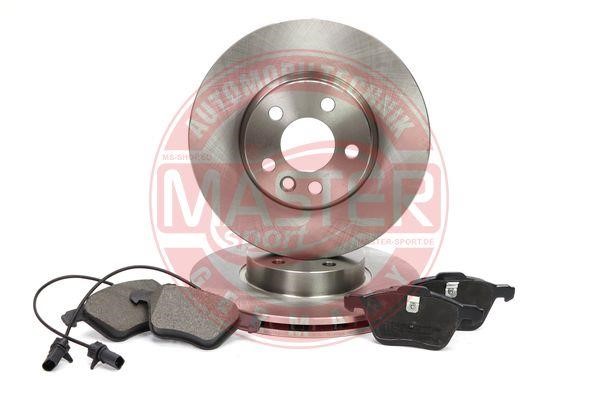 Master-sport 202601190 Front ventilated brake discs with pads, set 202601190