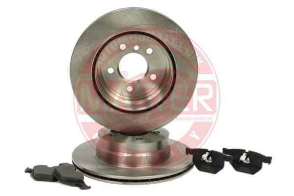Rear ventilated brake discs with pads, set Master-sport 202002060