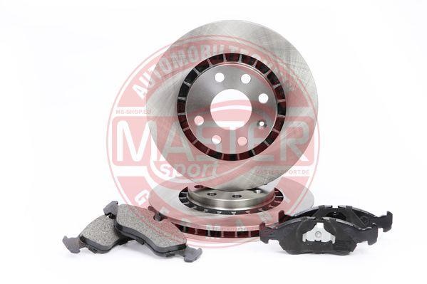 Master-sport 202401150 Front ventilated brake discs with pads, set 202401150