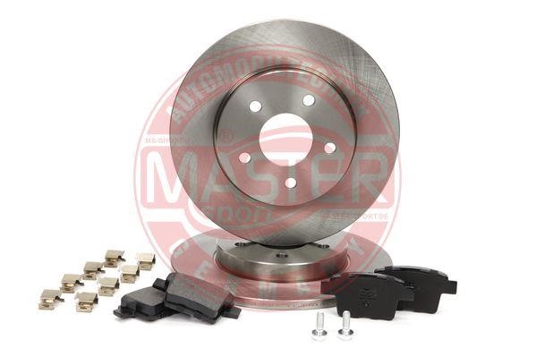 Master-sport 201201541 Brake discs with pads rear non-ventilated, set 201201541