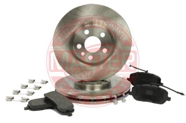 Master-sport 202401360 Front ventilated brake discs with pads, set 202401360
