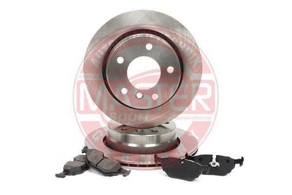 Master-sport 201901070 Rear ventilated brake discs with pads, set 201901070