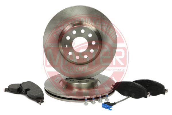 Master-sport 202501580 Front ventilated brake discs with pads, set 202501580