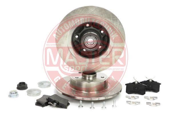 Master-sport 201003890 Brake discs with pads rear non-ventilated, set 201003890