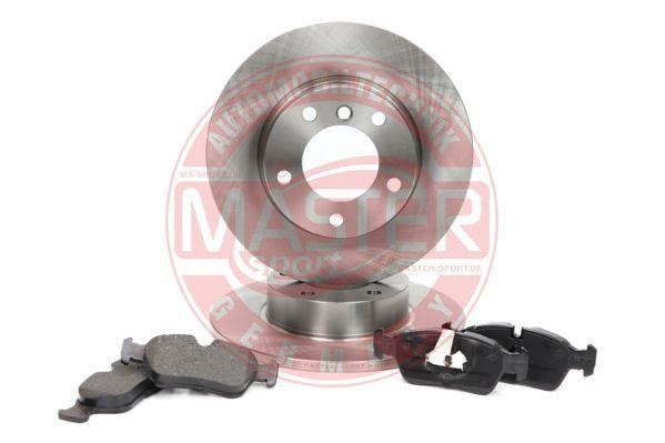 Master-sport 201201260 Brake discs with pads front non-ventilated, set 201201260