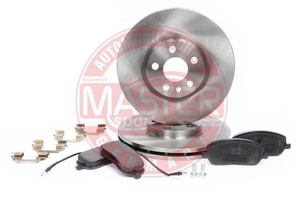 Master-sport 202801360 Front ventilated brake discs with pads, set 202801360
