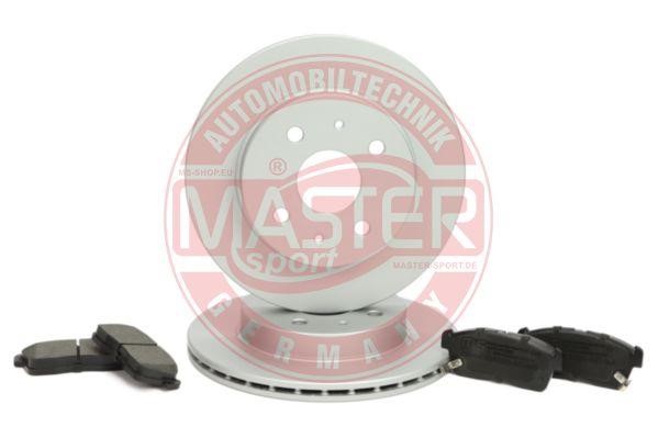 Master-sport 201701071 Front ventilated brake discs with pads, set 201701071