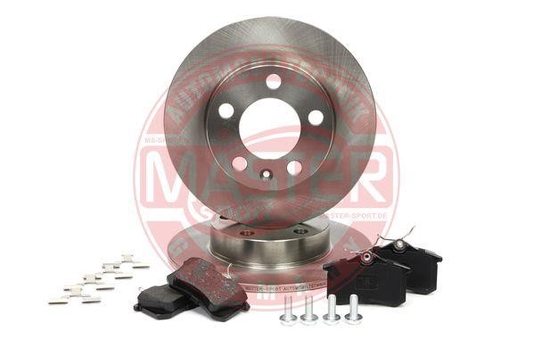 Master-sport 200901230 Brake discs with pads rear non-ventilated, set 200901230