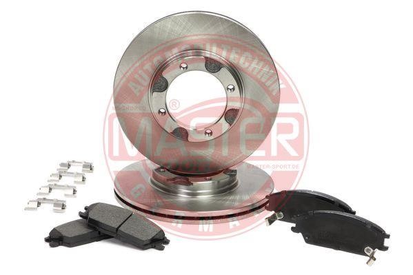 Master-sport 201901090 Front ventilated brake discs with pads, set 201901090