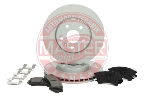 Master-sport 203002090 Front ventilated brake discs with pads, set 203002090