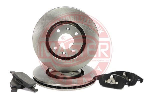 Master-sport 202601203 Front ventilated brake discs with pads, set 202601203