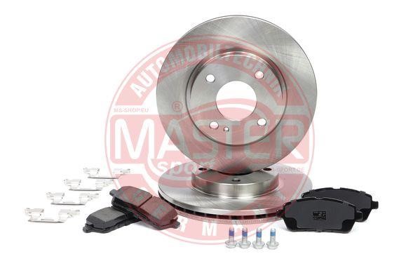 Master-sport 202301130 Front ventilated brake discs with pads, set 202301130