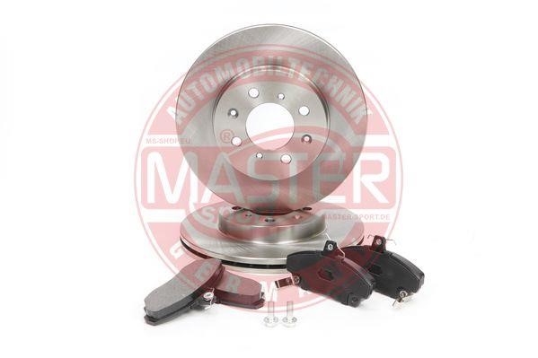 Master-sport 202101051 Front ventilated brake discs with pads, set 202101051