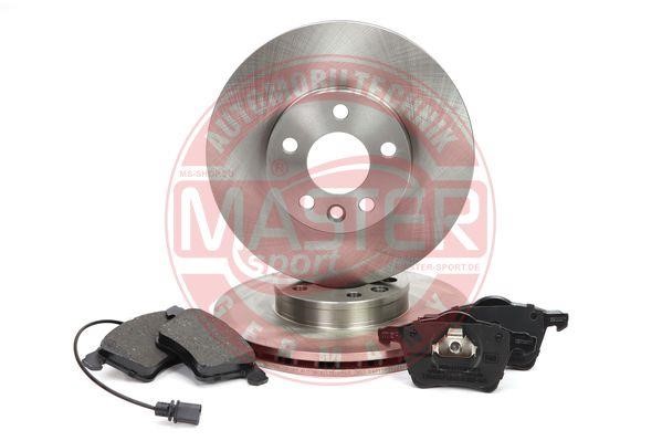 Master-sport 202601150 Front ventilated brake discs with pads, set 202601150