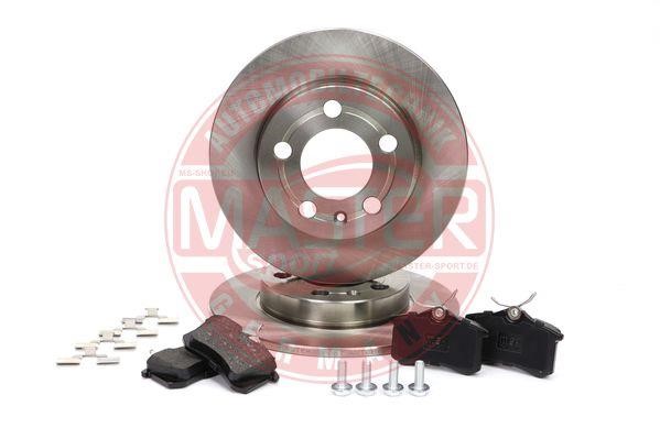 Master-sport 200901331 Brake discs with pads rear non-ventilated, set 200901331