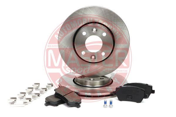 Master-sport 202202161 Front ventilated brake discs with pads, set 202202161