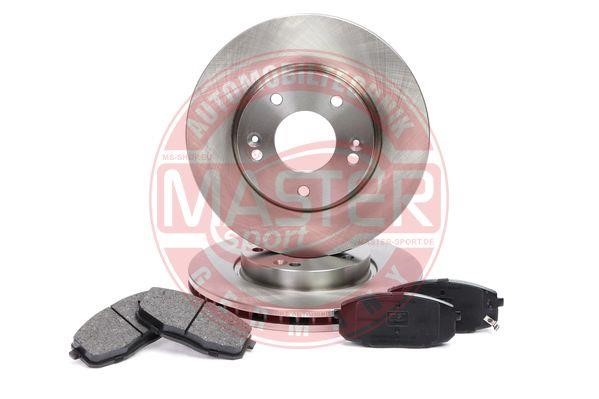 Master-sport 202601500 Front ventilated brake discs with pads, set 202601500