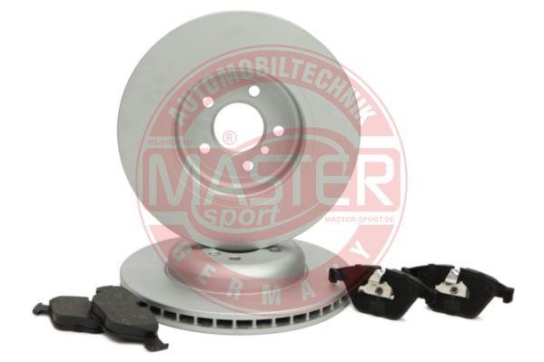 Front ventilated brake discs with pads, set Master-sport 203002180