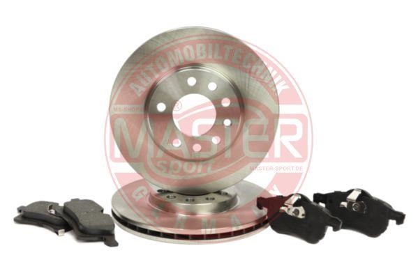 Master-sport 202501310 Front ventilated brake discs with pads, set 202501310