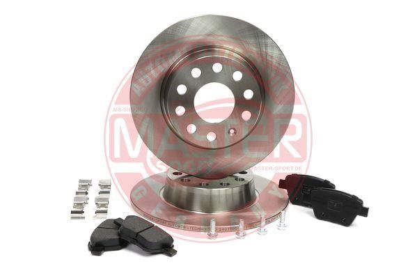 Master-sport 201003560 Brake discs with pads rear non-ventilated, set 201003560