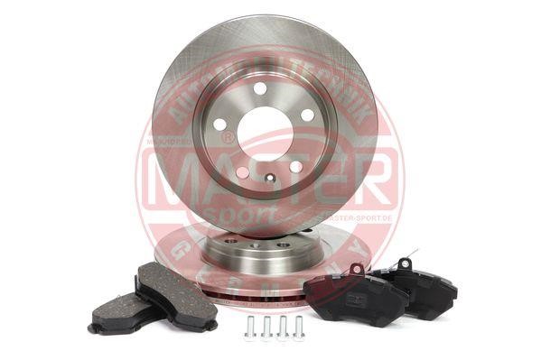 Master-sport 202201520 Front ventilated brake discs with pads, set 202201520