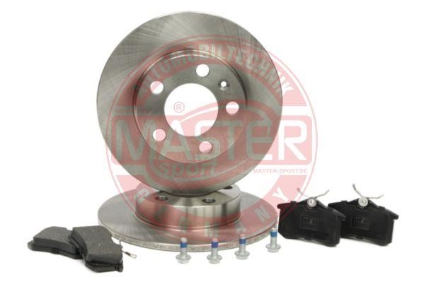 Master-sport 200901231 Brake discs with pads rear non-ventilated, set 200901231