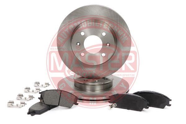 Master-sport 201901160 Front ventilated brake discs with pads, set 201901160