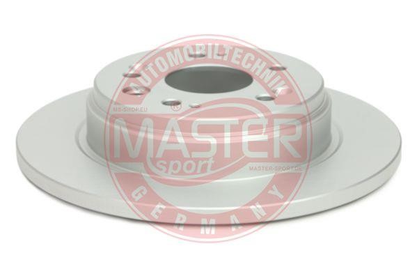 Master-sport 24011201721PCSMS Rear brake disc, non-ventilated 24011201721PCSMS