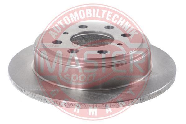Master-sport 24010901111PCSMS Rear brake disc, non-ventilated 24010901111PCSMS