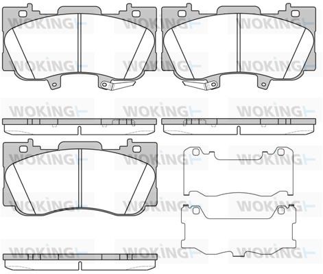 Woking P1785302 Brake Pad Set, disc brake P1785302