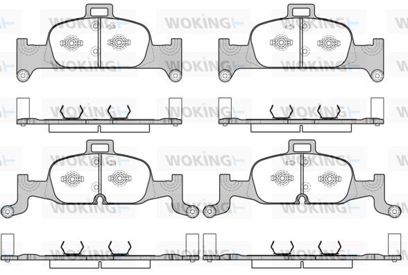 Woking P1791300 Brake Pad Set, disc brake P1791300
