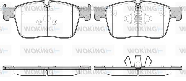 Woking P1783300 Brake Pad Set, disc brake P1783300