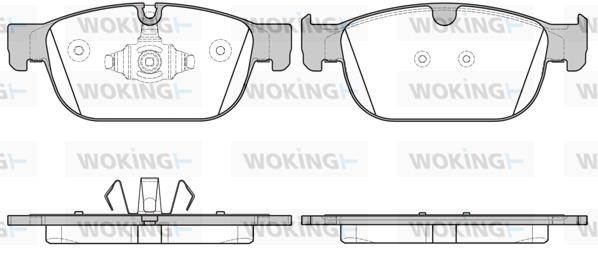 Woking P1796300 Brake Pad Set, disc brake P1796300