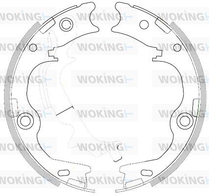 Woking Z425200 Parking brake shoes Z425200