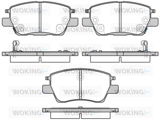 Woking P1730312 Brake Pad Set, disc brake P1730312