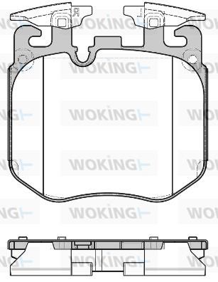 Woking P1790300 Brake Pad Set, disc brake P1790300