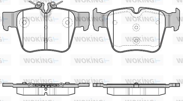 Woking P1797300 Brake Pad Set, disc brake P1797300