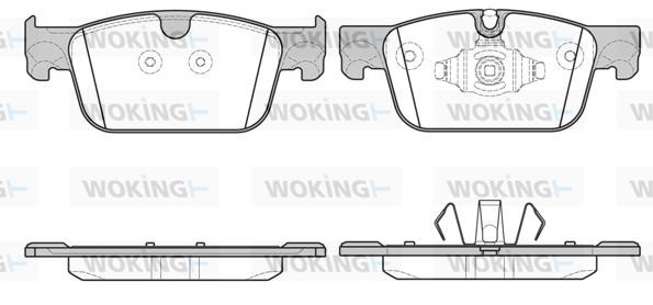 Woking P1792310 Brake Pad Set, disc brake P1792310