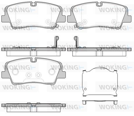 Woking P1787300 Brake Pad Set, disc brake P1787300