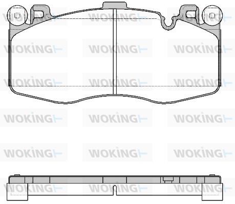 Woking P16333.00 Brake Pad Set, disc brake P1633300