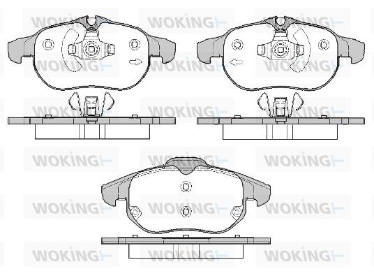Woking P9883.20 Brake Pad Set, disc brake P988320