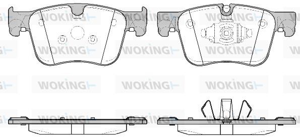 Woking P14603.10 Front disc brake pads, set P1460310
