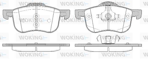 Woking P6133.10 Front disc brake pads, set P613310