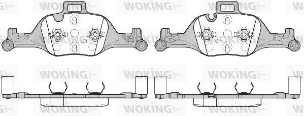 Woking P16403.00 Brake Pad Set, disc brake P1640300