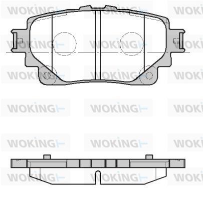 Woking P19723.00 Brake Pad Set, disc brake P1972300