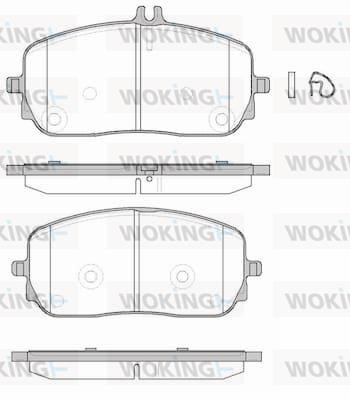 Woking P19263.00 Brake Pad Set, disc brake P1926300