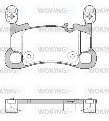 Woking P19643.00 Brake Pad Set, disc brake P1964300