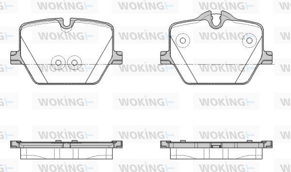 Woking P19753.00 Brake Pad Set, disc brake P1975300