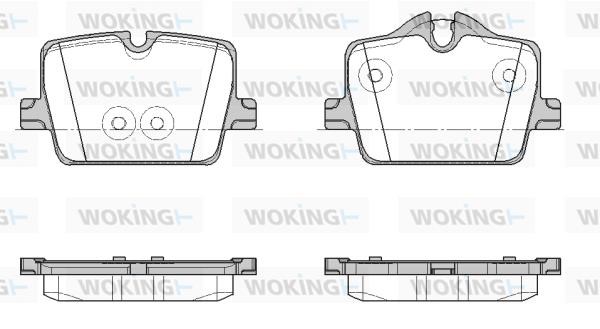 Woking P19743.00 Brake Pad Set, disc brake P1974300